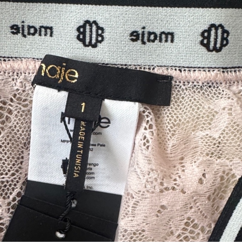 Maje Blush Lace Intimates Set 1 small - Picture 4 of 5